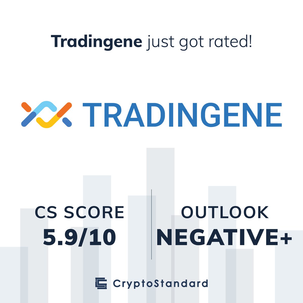 Tradingene Ratings by CryptoStandard

A CryptoStandard Score of 5.9 and a Negative+ outlook are assigned to Tradingene.

See our analysis on this ICO: cryptostandard.io/ico/tradingene/

<a href="/tradingene/">Tradingene</a> #cryptostandard #crypto #cryptocurrency #ico #cryptonews #InitialCoinOffering #newcoins