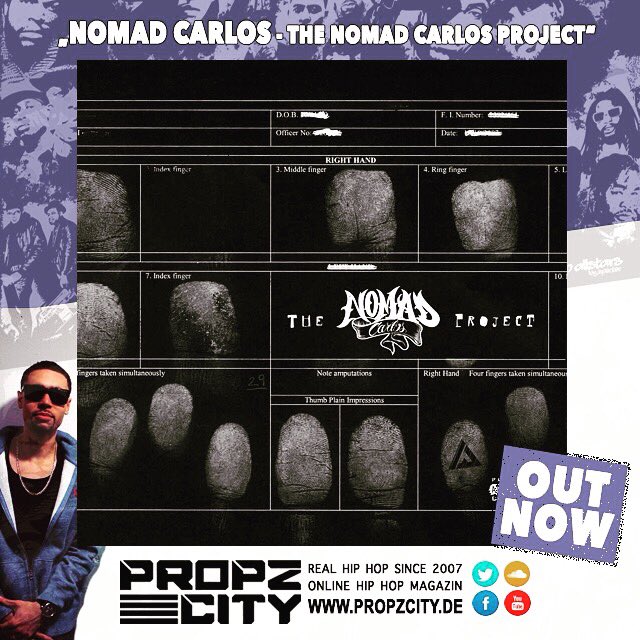 Nomad Carlos - The Nomad Carlos Project Album out now @NomadCarlos #nomadcarlos #rap #hiphop #frankfurt propzcity.de #nyrap