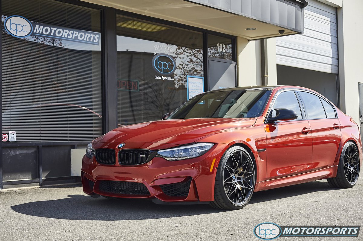 BPC_Motorsports's tweet photo. This nicely equipped F80 M3 is all set for an upcoming HPDE after we performed a tech inspection and brake fluid flush.

#BMW #BMWCCA #BimmerPerformanceCenter #BPCMotorsports #F80 #M3 #Raleigh #NorthCarolina https://t.co/puIp8ftiOz