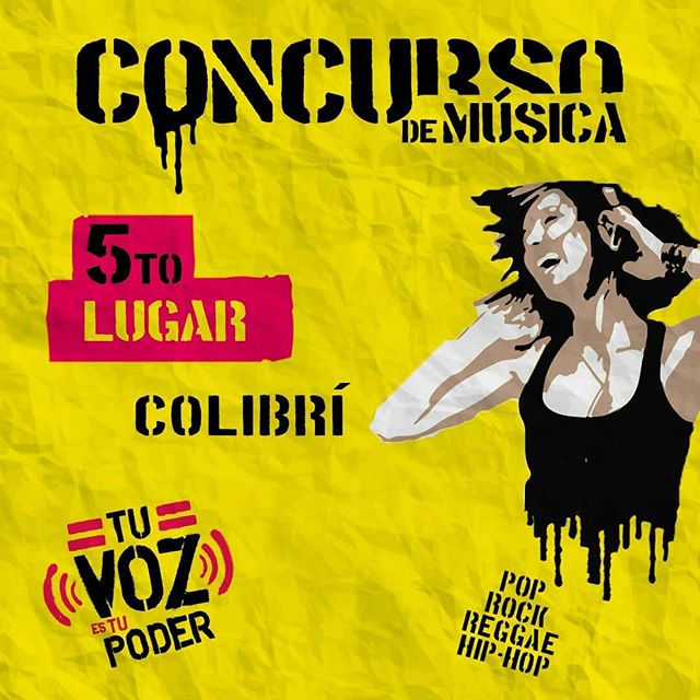 ColibriBandada's tweet photo. ¡Nuestro tema #Guasina nos ha hecho merecedores del 5to Lugar en el concurso de @Sinmordaza! #TuVozEsTuPoder #TVETP 🤘🎤
Y puedes ver el Video Oficial por acá: https://t.co/5STGgLG6h0 🎧 #Venezuela #4Abr #FelizMiércoles #DiaDelCuatro 🎸 https://t.co/q3FRr7PotK