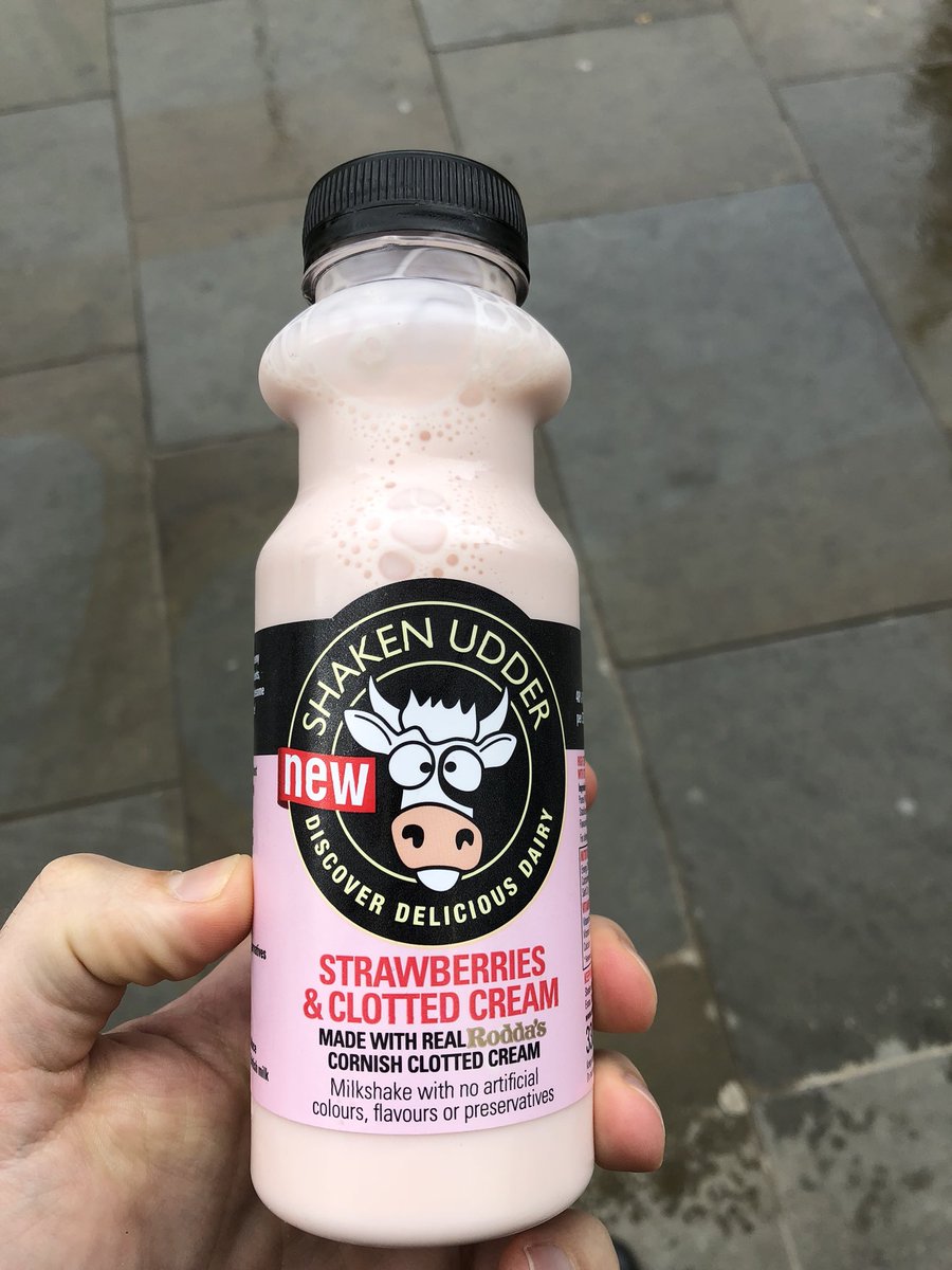 GF_Mapper's tweet image. Don’t usually get milkshakes, think the clotted cream drew me in. Very tasty! 🐮 @shakenudder #glutenfree