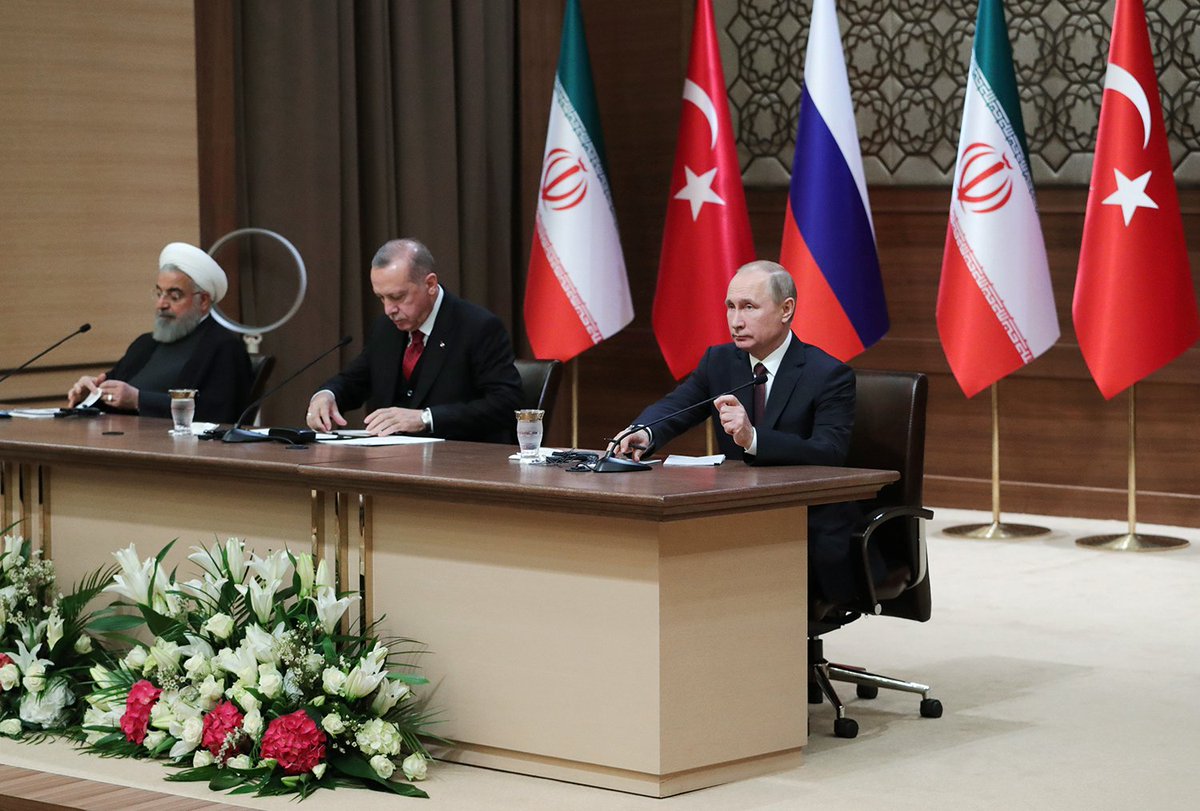 Совместная пресс-конференция Владимира Путина, Реджепа Тайипа Эрдогана и Хасана Рухани bit.ly/2Gxp8Mz