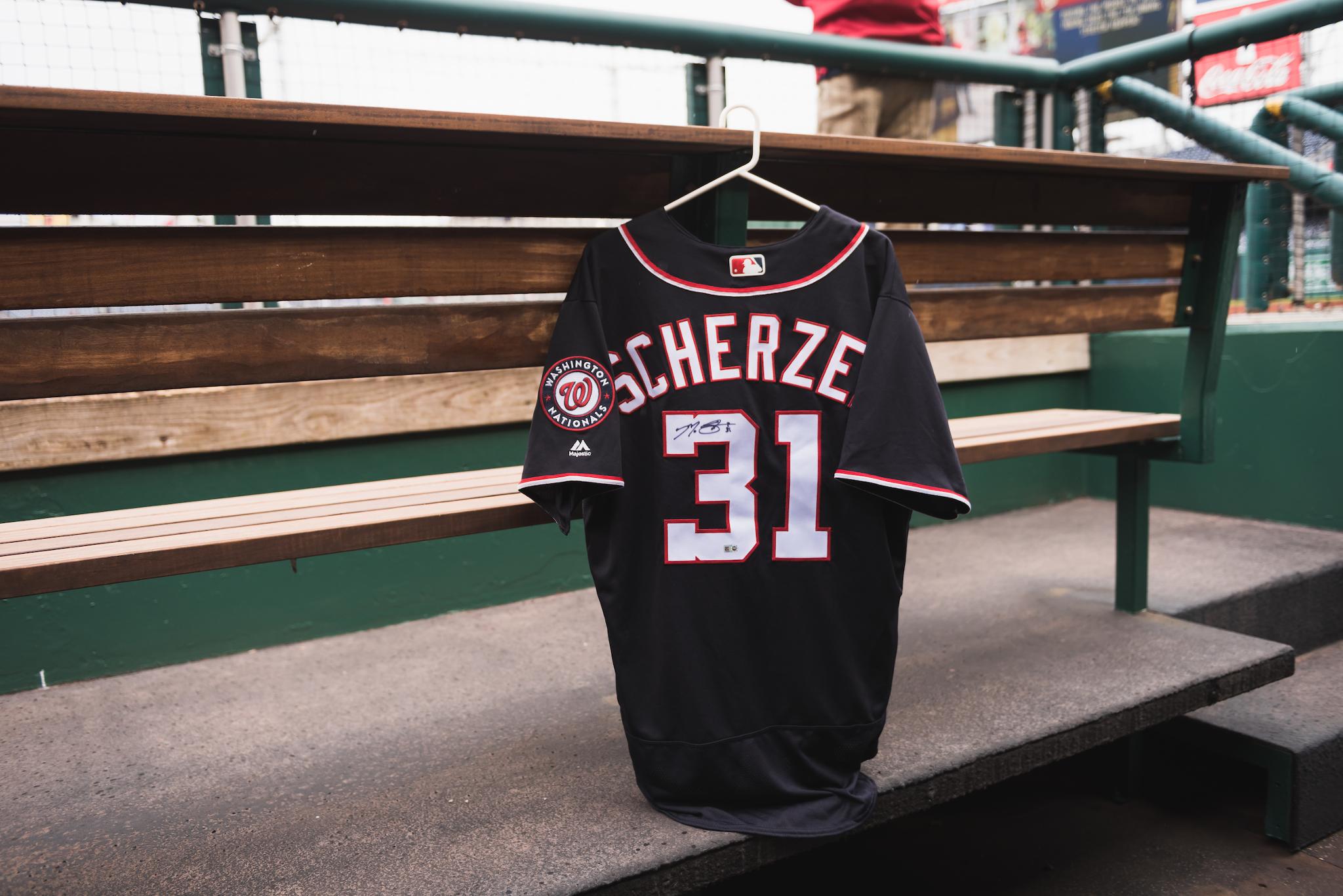 Washington Nationals on X: March to our Home Opener RT to win this  autographed Max Scherzer jersey! RULES //    / X