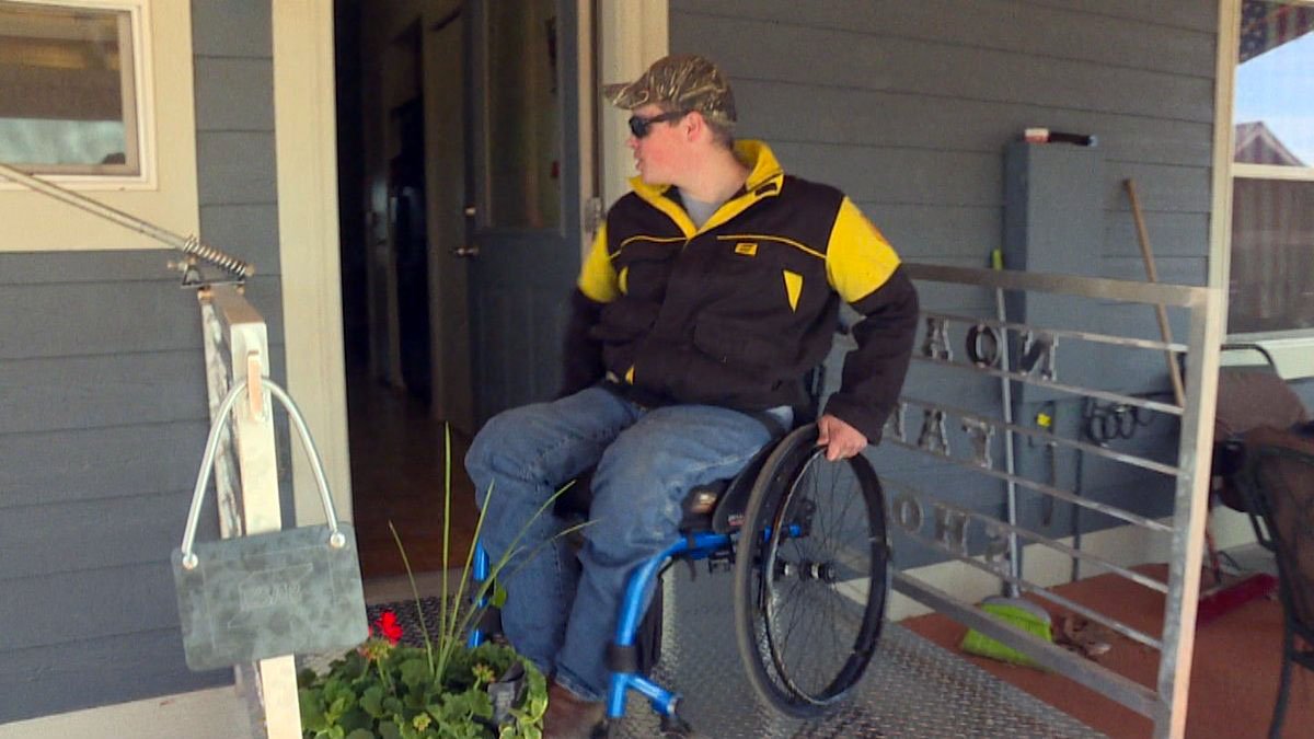 aurorak12's tweet photo. This just in: @PickensTechCO's welding class won @ESABGlobal's #WeldItForward contest!!!!!! ๐๐๐The wheelchair ramp they built for a classmate paralyzed in an auto accident earned them $20k for a welding shop renovation ๐ฎ. #workitwednesday #winning Photo courtesy of @CBSDenver https://t.co/7s13BRAZAC