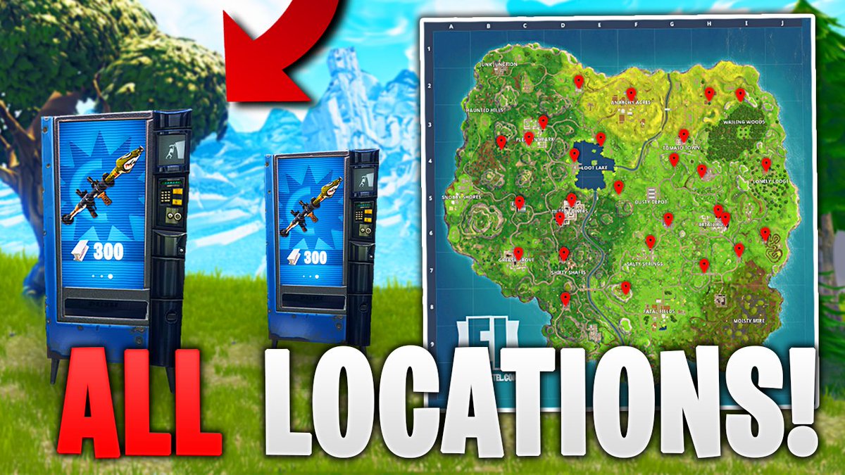 Vikkstar S Tweet About To Go Live With The New Fortnite - vikkstar s tweet about to go live with the new fortnite vending machine update trendsmap