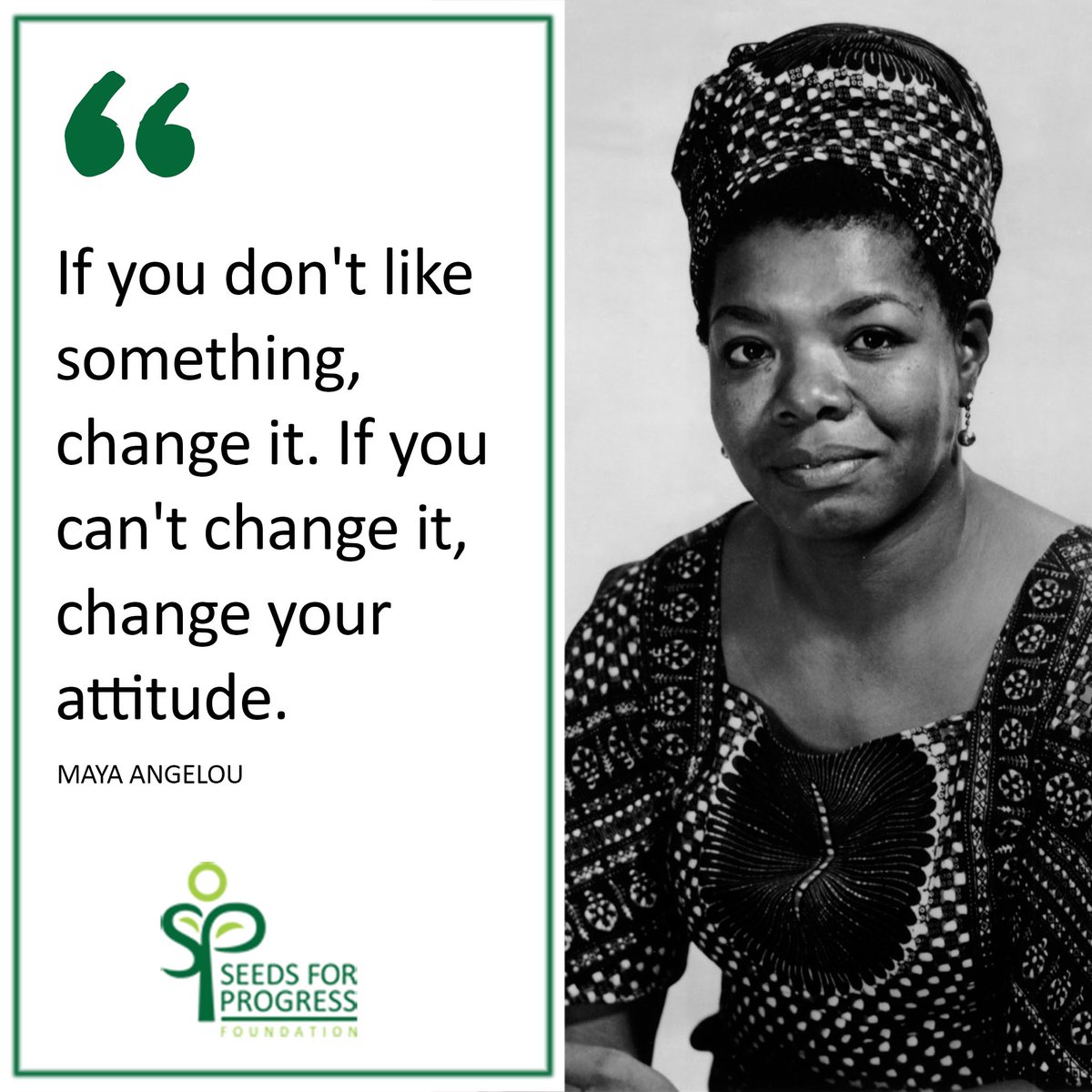 #MayaAngelou #ChangeIsNow