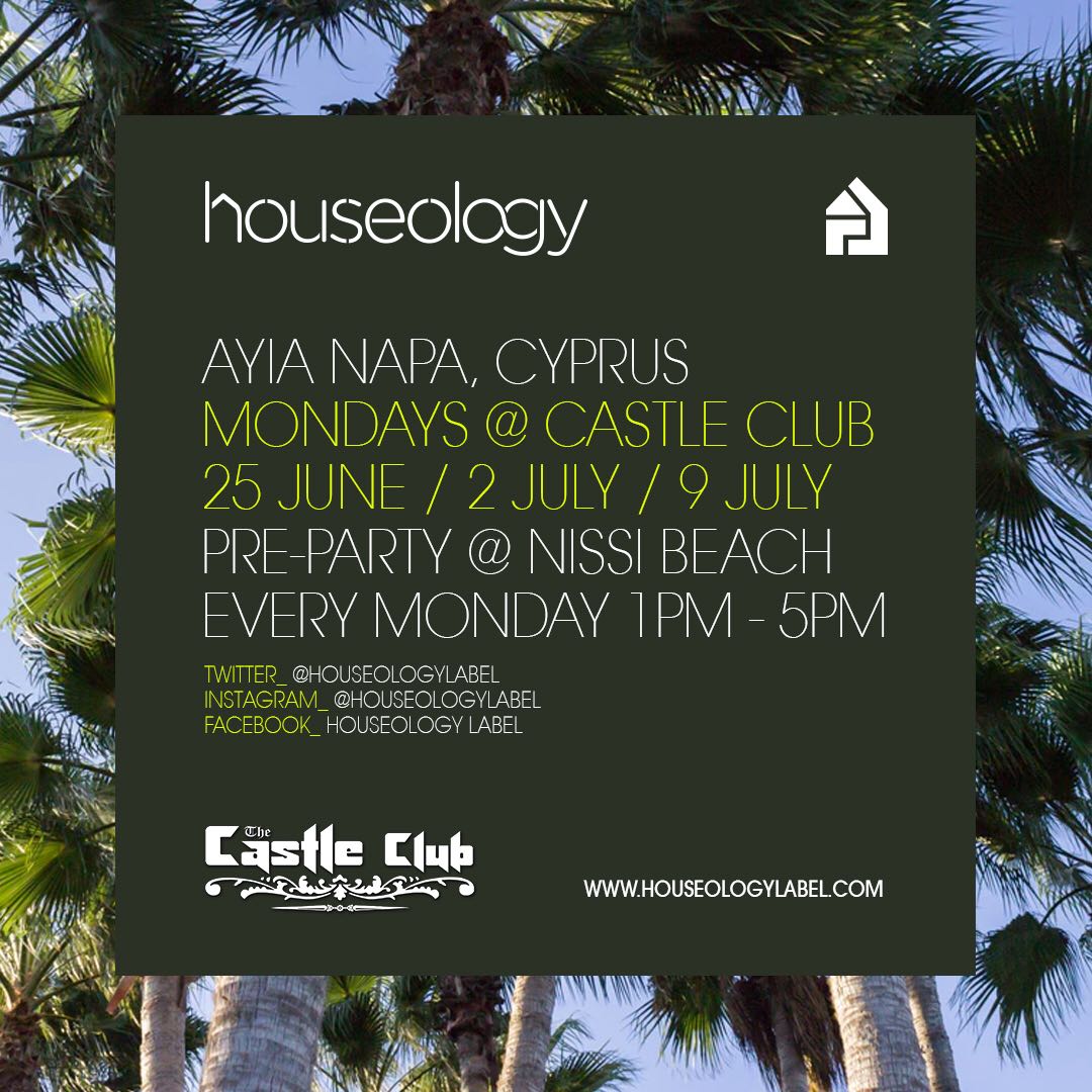 shilohmusicldn's tweet photo. Catch @FunkButcher &amp; @HouseologyLABEL at @TheCastleClub #AyiaNapa this Summer. 

#MusicMonday #AyiaNapa #Houseology #FunkButcher https://t.co/xbatO5r6p3