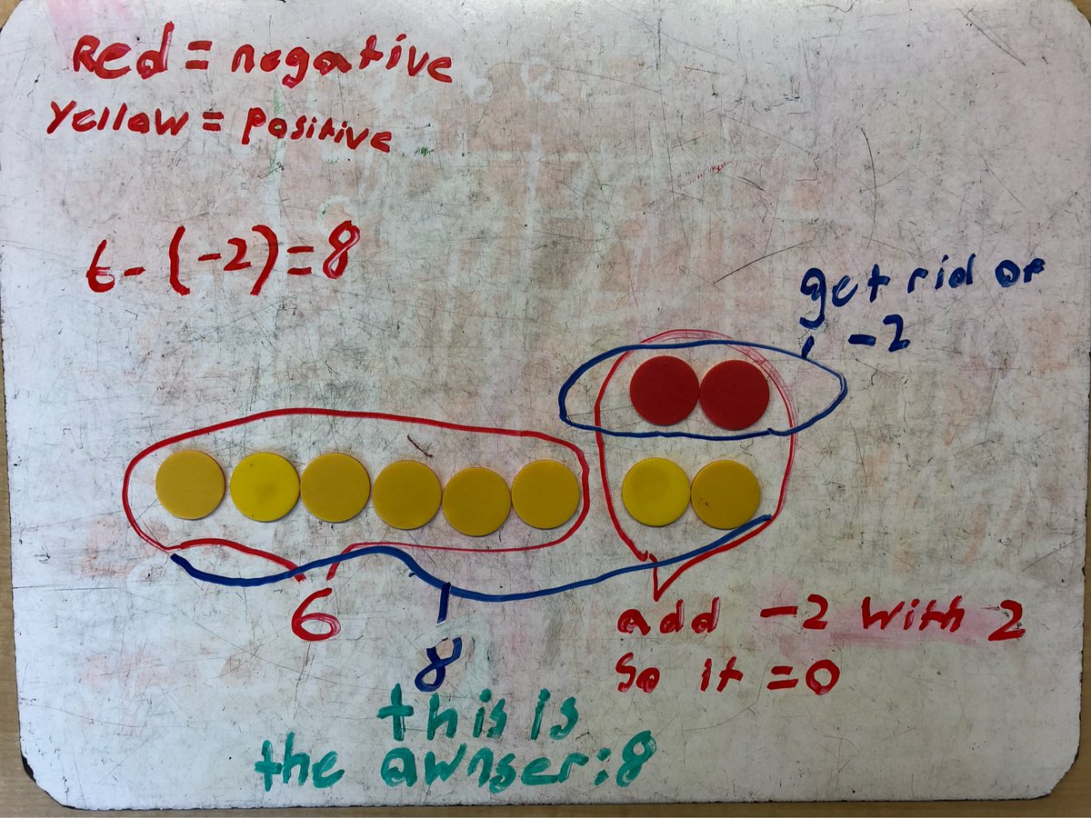 MrKSDyck's tweet photo. Grade 7s @PortWellerPS using #NumberLines and #IntegerChips to understand operating with #Integers. @MarkChubb3 https://t.co/jwQB6a1Hcp
