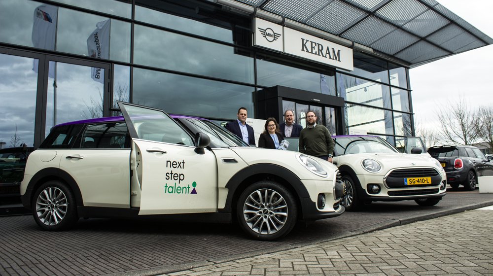 NextStepTalent's tweet image. There they are! Our new Next Step Talent company cars. Thank you KERAM MINI for these two beautiful MINI Clubman. Have you already spotted them?