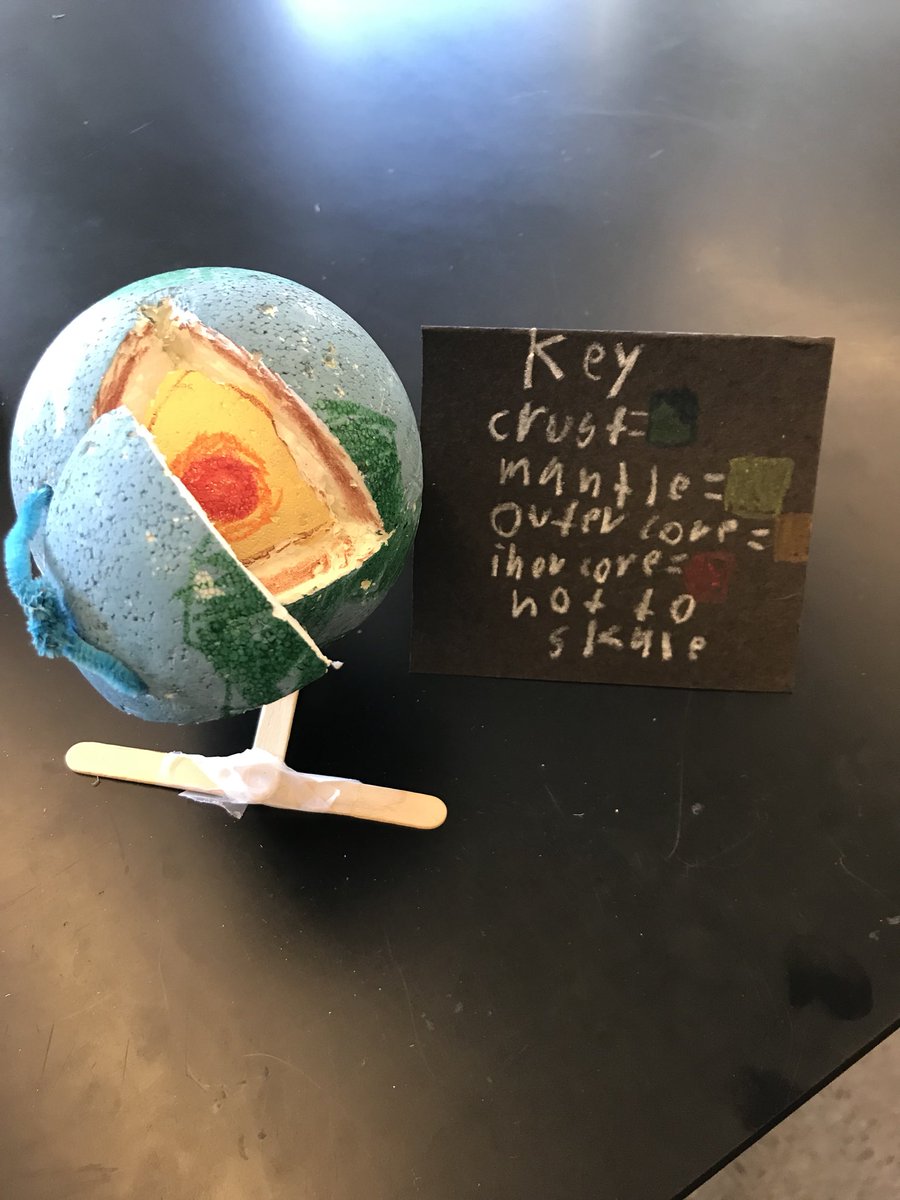 LohitsaScience's tweet photo. We had such a wonderful time learning about the layers of the earth and building our 3D models in #GeoExplorers #specialsclass Take a peak! @UCLSExtendedDay https://t.co/reaohfLecl