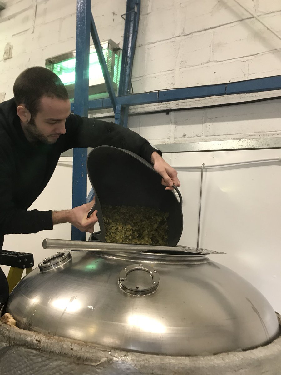 4tsbrewery's tweet photo. Collaboration today with @piedbullbrew &amp; @Jordan92_BOB 🍻 4 Pied Bulls Training: No.1. Oatmeal Pale hopped with Mosaic, Polaris &amp; Wolf. Smells amazing! 🍻 may even add a cheeky dry hop addition 😏👌”The copper needs a new jacket we know 😂” https://t.co/xaLfgpUwiz