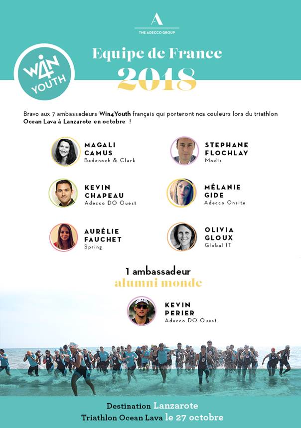 Un grand bravo à <a href="/gide_mel/">MelGideAdecco</a> notre ambassadrice au sein de l'équipe de France. Tu vas vivre une expérience unique, il faut profiter de chaque instant. Et porter haut les couleurs du sud !!! <a href="/SAMSON309/">CS</a> <a href="/fdurandmoulin/">FDM</a> <a href="/point_dominique/">Dominique POINT</a>
<a href="/AdeccoGroupFR/">The Adecco Group FR</a>  <a href="/Win4Youth/">Win4Youth</a>