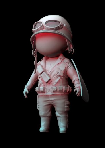 ollymoss's tweet photo. I've been making these little dudes on stream. The final result is sorta dependent on having the lighting baked into the texture but I wanted to keep the option of 3D printing somewhere down the line. https://t.co/uVmvQL3lfR