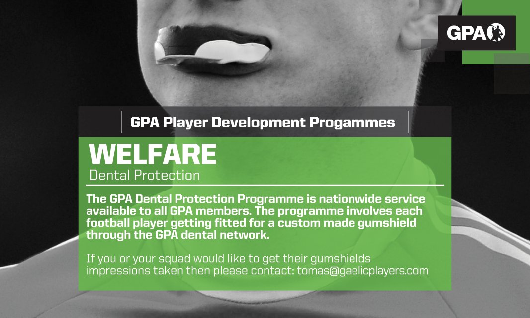 gaelicplayers's tweet photo. We are committed to providing vital support to both current and former players through our programmes including the Past Player Medical & Surgical Intervention fund. Other services include Cardiac Screening and Dental Protection.
#PlayerWelfare #WorkingTogetherForPlayers https://t.co/DJwuTBXkmT