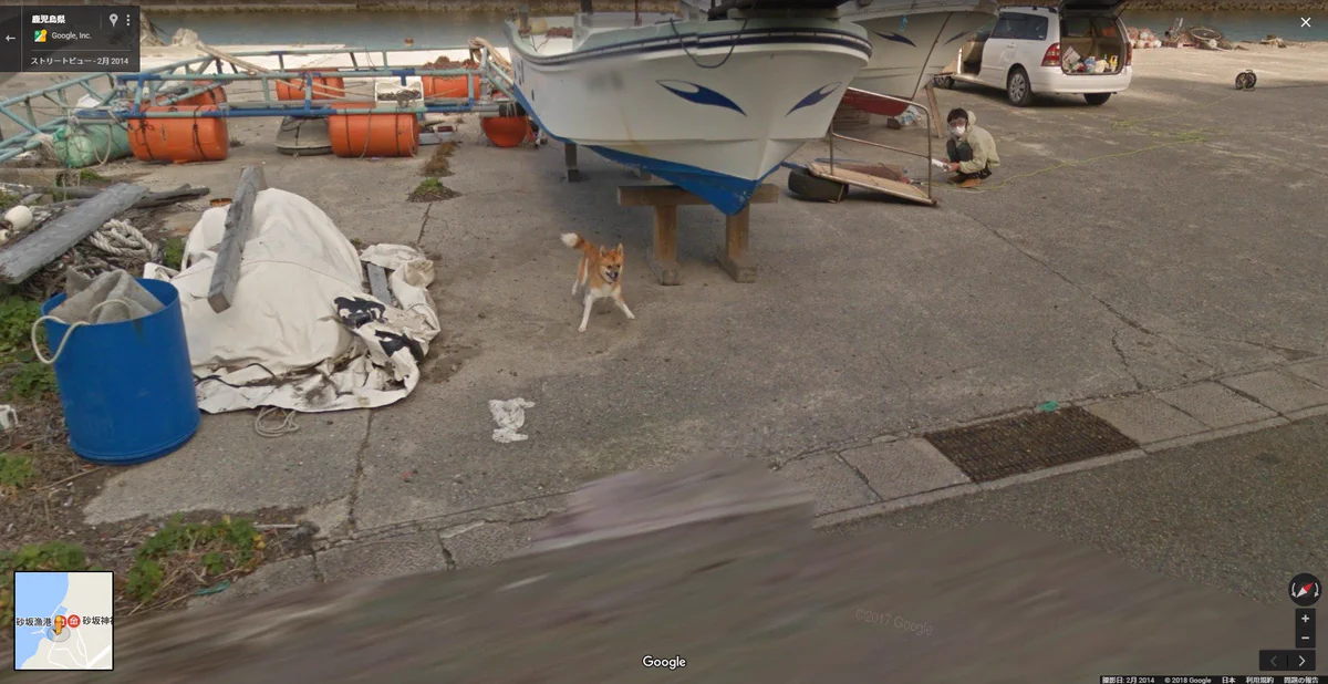 確かに怪しいからねｗ種子島でgoogleカーをずっと追いかける犬が写っているｗｗ