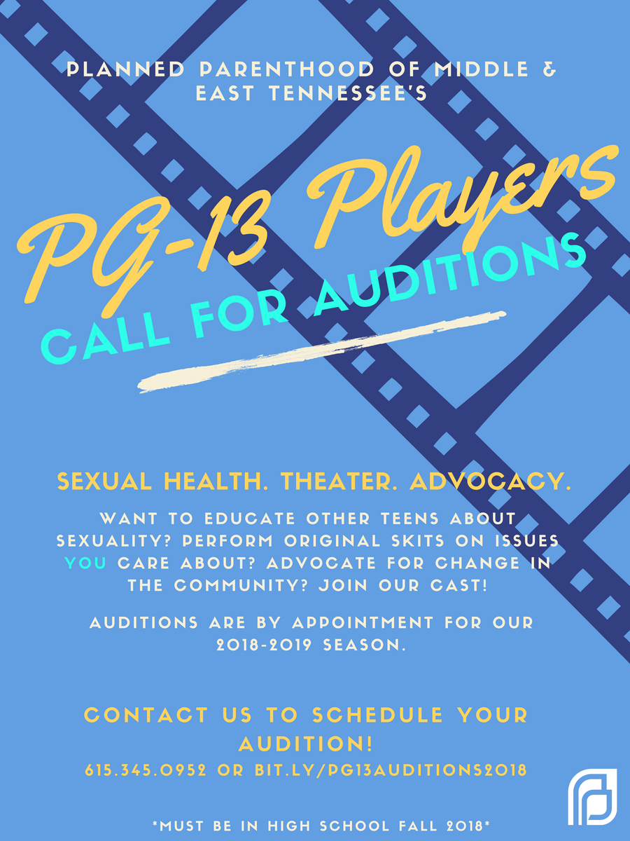ppmet's tweet photo. Have you heard the news? The PG-13 Players are hosting auditions for high school students to join the cast of the 2018-2019 season. Auditions are by appointment for April - June. Interested? Contact veronicad@ppmet.org for details. 🎭 https://t.co/gjWh4pZUT9