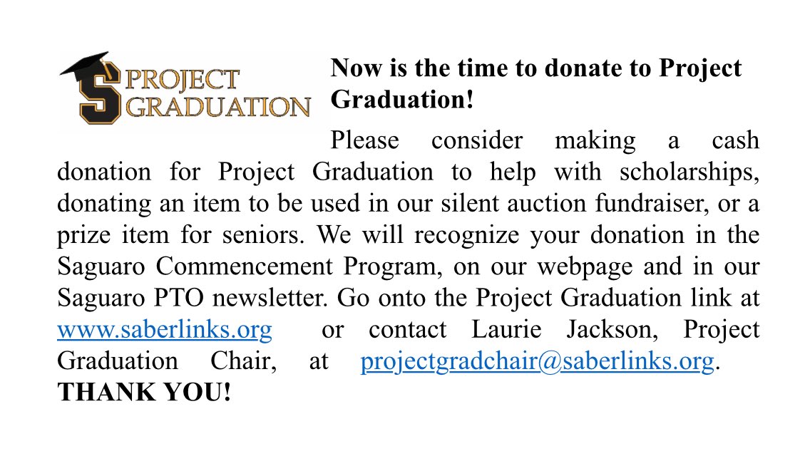 SaguaroSUSD's tweet image. #ProjectGrad