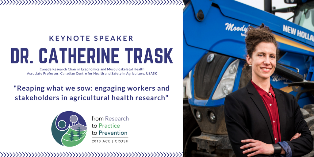 CROSH_CRSST's tweet photo. We are very excited to announce @CRC_CRC &amp; @UsaskCCHSA's Dr. Catherine Trask @ergo_trask will be one of our four keynote speakers at #ACECROSH18! 

--

Learn more about @ACE_ergo's 49th Annual Conference being co-hosted by CROSH in Sudbury: https://t.co/RZ49lJuVjZ https://t.co/ax6rAxWyQG