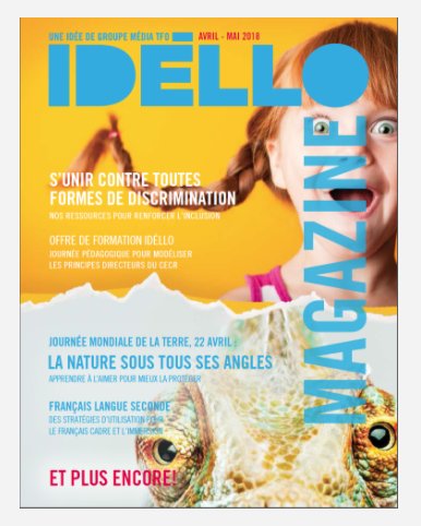 OUI! Il vient d'éclore!🌷🌷🌷 Il sent bon le printemps! 🌷 LE magazine IDÉLLO d'AVRIL-MAI est en ligne!!! Partagez !😆idello.org/fr/magazine