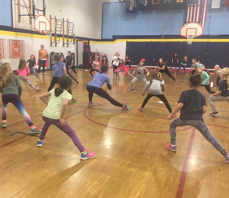 Yesterday Guest Coach Sontag led us in some great exercises in the #nextgengym at Pleasant Ridge! #GOTR Getting ready for our mock 5k this month!