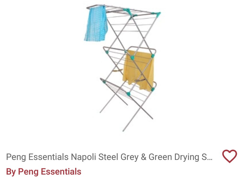 SMHHA's tweet photo. @Pepperfry It was great shopping online through @Pepperfry phone App back. The product delivered was original Peng Essentials Napoli Steel Grey &amp; Green Drying Stand and quality is good and my order (#303875017) was delivered before due date. Thank you @Pepperfry https://t.co/6FZWP6Z2ph