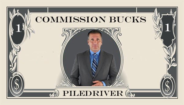 TheNJCommish's tweet image. Congrats to @ElReyAllDay who just earned himself a Commission Buck good for one free piledriver. #NonTransferable