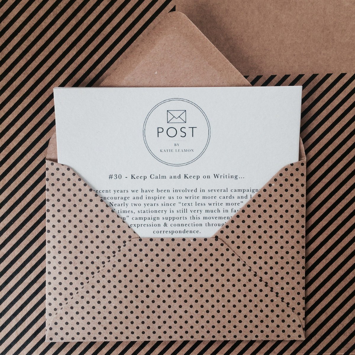 POSTKatieLeamon's tweet photo. Keep calm, April's box is out for delivery! Very excited about this month's box, please share with us your and photos as soon as it arrives 📮 #subscriptionbox #writelesstextmore https://t.co/duEvM4d2pJ