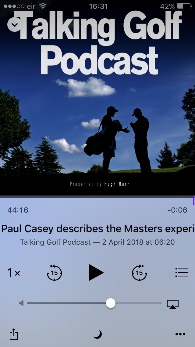 @stephen_pga was spot on with this recommendation again 😎

For anyone who's somehow not already buzzing for the start of the masters, you will be after listening to this! 

Already excited for @hughmarr's upcoming podcast this week with his next guest @SwashPutting ⛳️⛳️⛳️