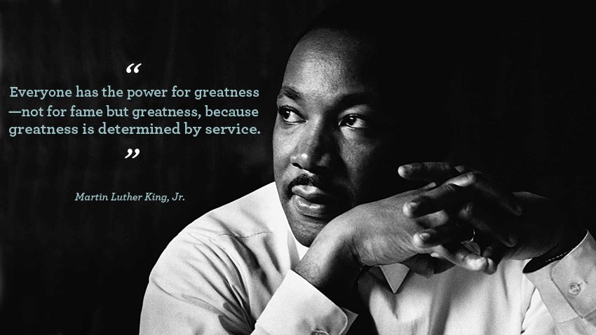 CityOfGahanna's tweet image. Today marks the 50th anniversary of the death of Dr. Martin Luther King Jr. Dr. King once said, "Everyone has the power for greatness- not for fame but greatness because greatness is determined by service." #MLK50