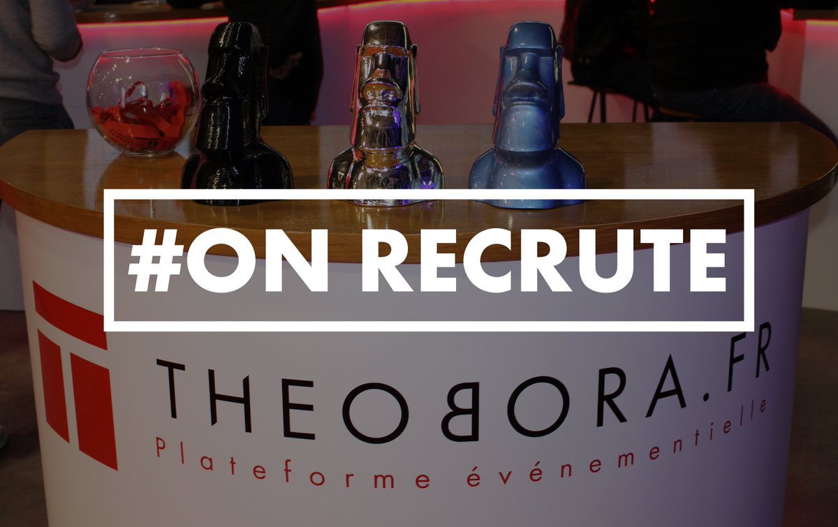 [RECRUTEMENT] Theobora recrute un chef de projet ! Votre candidature est à envoyer à penicolas@theobora.fr 
Toutes les infos sur : theobora.fr/recrutement/