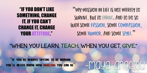 lanisilversides's tweet photo. Today would have been the 90th birthday of #MayaAngelou. I couldn't pick just one favorite #quote by her. #inspiration #legendary https://t.co/UxUlZHRiID