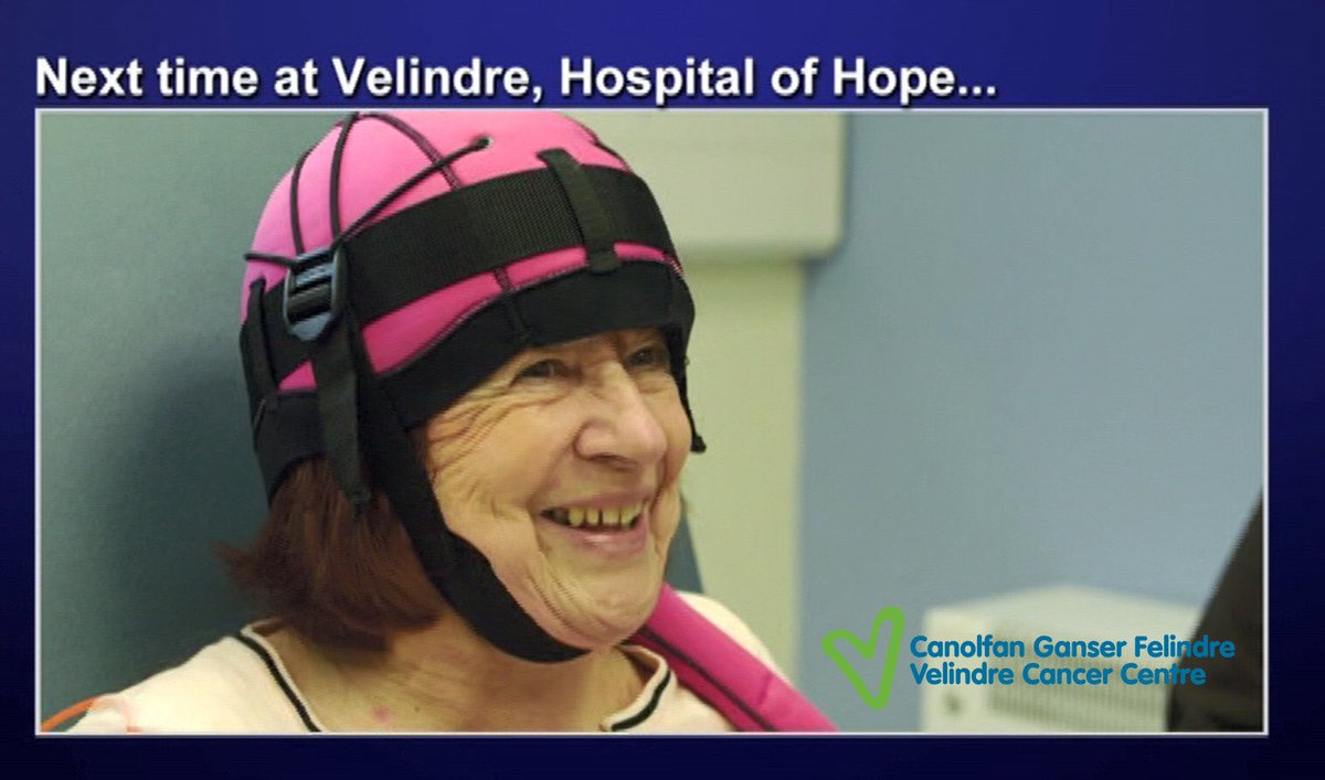 VelindreCS's tweet photo. Like many patients, Carol is worried about losing her hair during her treatment for ovarian cancer. Tune in to this week's #HospitalofHope Friday 8pm ITV Wales https://t.co/COyumKdZ2h
