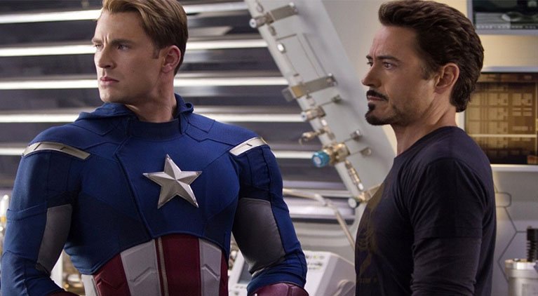 \Captain America\ Star Chris Evans Wishes Robert Downey Jr. A Happy Birthday
 