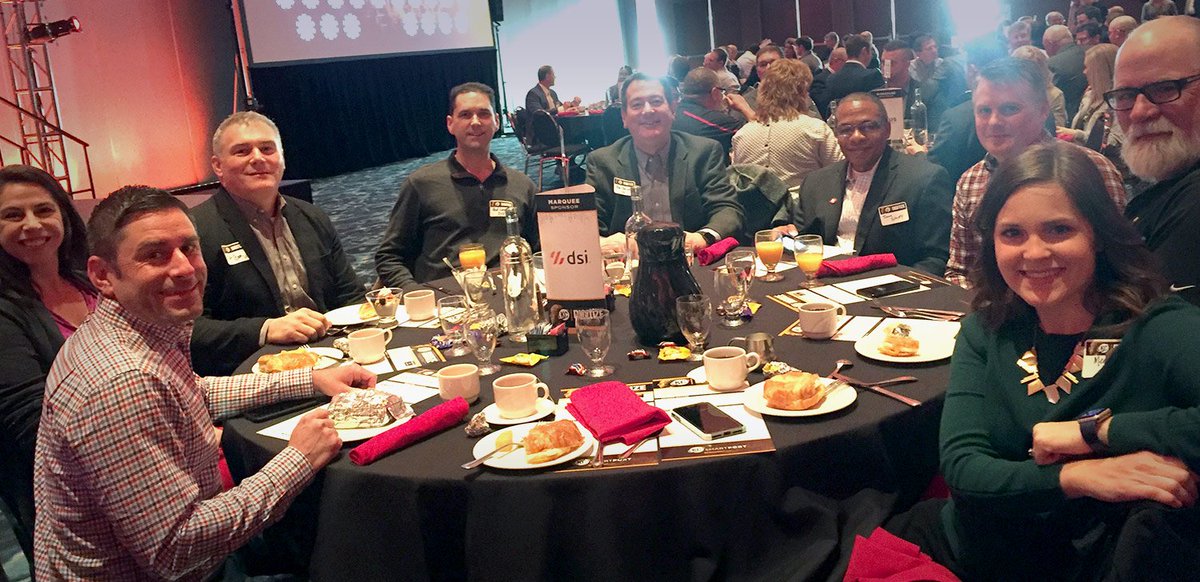DSIMobile's tweet photo. #TeamDSI enjoyed breakfast with a side of supply chain industry insights at the @KCSmartPort Annual Industry Briefing this morning. #DigitizeKC https://t.co/LR05dTNKEW