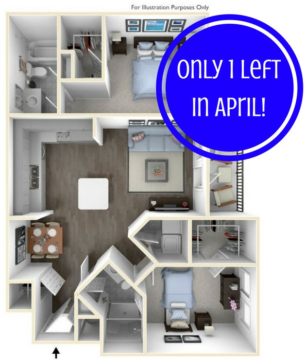 TheCrestLC's tweet photo. Apply today to lock in the last Oak in April! The Oak is our most popular 2 bedroom 2 bathroom floor plan featuring an entertainer's kitchen with energy effcient appliances, 9-foot ceilings, granite counters and more! #LeasingNow #TourToday #luxurylifestyle #CrestLiving https://t.co/5DNWOJ3KJa