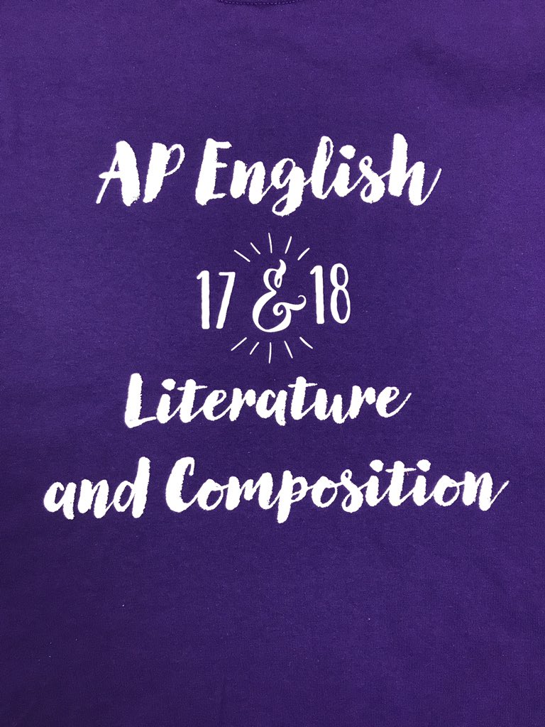 MrStrzechowski's tweet photo. This year's student-designed t-shirt for AP English Lit and Comp!
#bibliophile #APEwear #Classof2018 #aplitchat https://t.co/OsiTsLpYL9