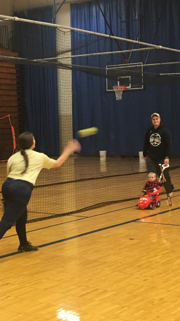 lanc_softball's tweet photo. When you want to be both daddy and coach they come to practice with you. #stormpatrick #hismommycoachestoo @D_SNIVELY https://t.co/Tn1PIadj0o