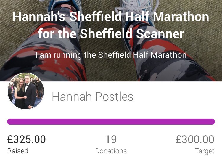 hannahpostles's tweet photo. This is AMAZING!!! Thanks to my wonderful family, friends and colleagues for supporting @SheffieldScan. Starting to feel the pressure now... 😬 https://t.co/vMczEg1lyu