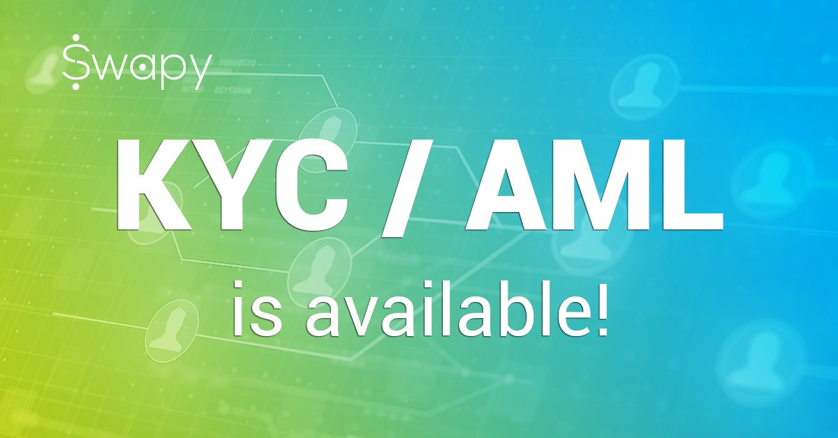 SwapyNetwork's tweet image. 📢 KYC/AML is available to everyone! swapy.network Once KYC is completed you will be able to contribute to Swapy Network ICO 📢 Join our Telegram: [ telegram.me/swapynetworkch… ] #ICO #blockchain #cryptocurrency #ethereum #altcoin #ICOs #fintech #token #tokens #tokensale