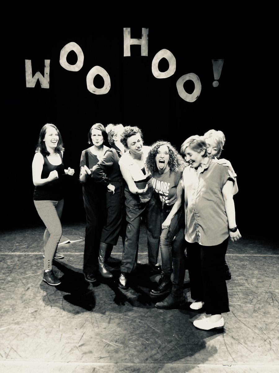 DebsNewbold's tweet photo. Here are my fellow performers at Women Who Gave No Fucks last Thursday. Note: when you get women together to celebrate each other, giddiness is what you get. JOYOUS giddiness. And #NoFucks. Thank you @StoryJam for making the space. XX Long live @myth_off. Hurray for sistas! https://t.co/KlbUHZ1diK
