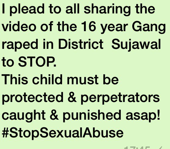 Our insensitivity to child abuse is growing. @CMSindh should immediately tackle this heinous crime & protect minors