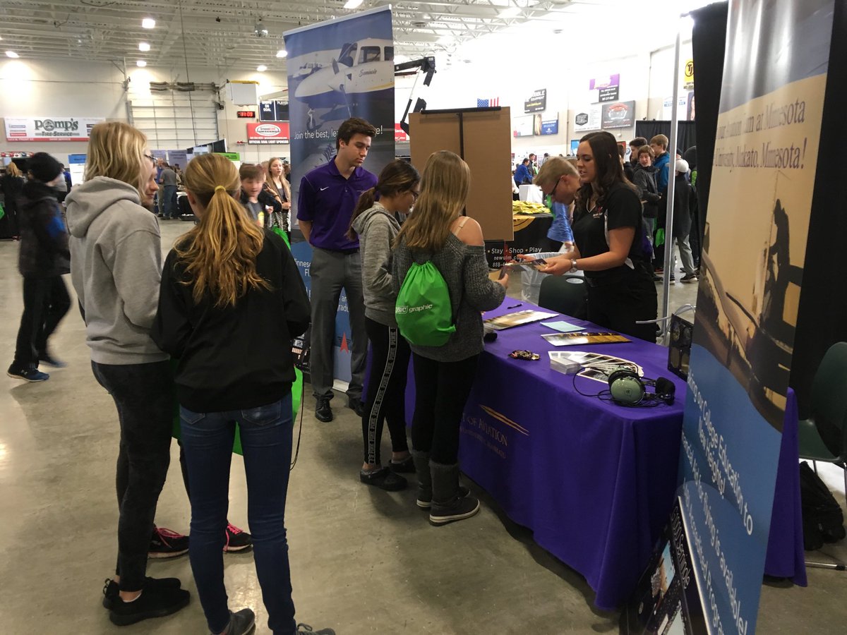 8th grade students explore career options at the New Ulm Career Expo