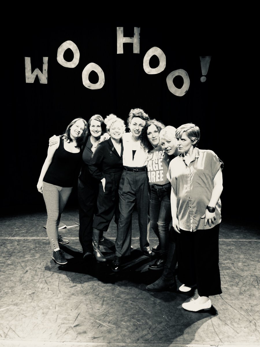 DebsNewbold's tweet photo. @LucyVitalSigns @StoryJam @TarkabarkaHolgy @AlysTorrance @myth_off @StoryClare @RachelRoseReid @CW_Theatre ...tiny women crouching behind tiny women.  It's a misogynist's dream! 😘 Here's to seeing ya Luce! In all your glorious diminutiveness! Here's to seeing each other
xxxx https://t.co/AoApr9KBfg