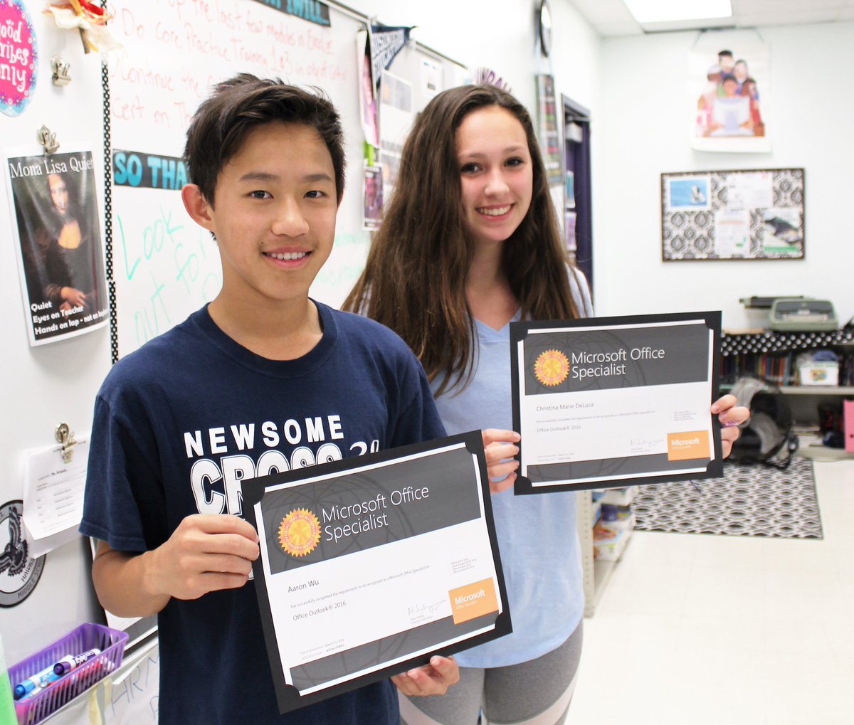 RMSMsDelgado's tweet photo. Their "Outlook" is π great! Congrats on earning your Microsoft Office Specialist Certification in 2016 Outlook! @HCPSRandallMS @MawhinneyClaire @HCPSCTAE @hcpsMS @Office @Certiport #IndustryCertification #MOSpecialist #MSOutlook #RandallMS https://t.co/pcVhq3P4Nw