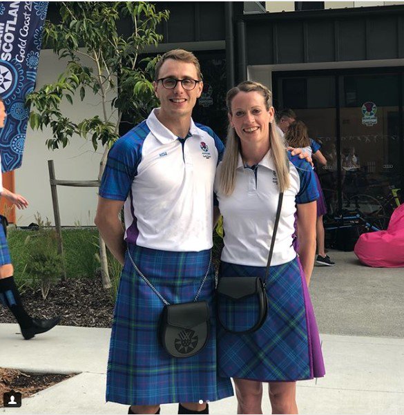 Our Operations Manager in Inverness Shonaid a very proud mum indeed, Here is her Son Jamie with Scotland's Flag bearer Eilidh Doyle just before the opening ceremony! Good Luck to Team Scotland at the Commonwealth Games, Good Luck! #letsgetlotsofmedals