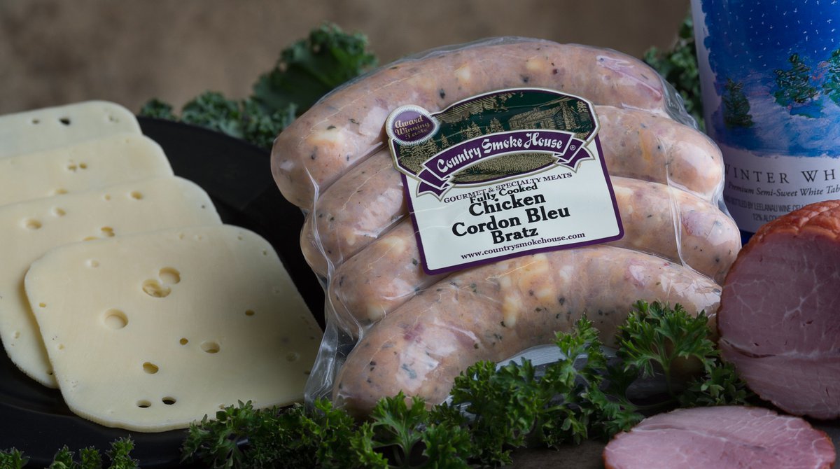 CSHSmokeHouse's tweet photo. It's National Cordon Bleu Day! Celebrate with our chicken cordon bleu brats. https://t.co/G0S3bdLFVn