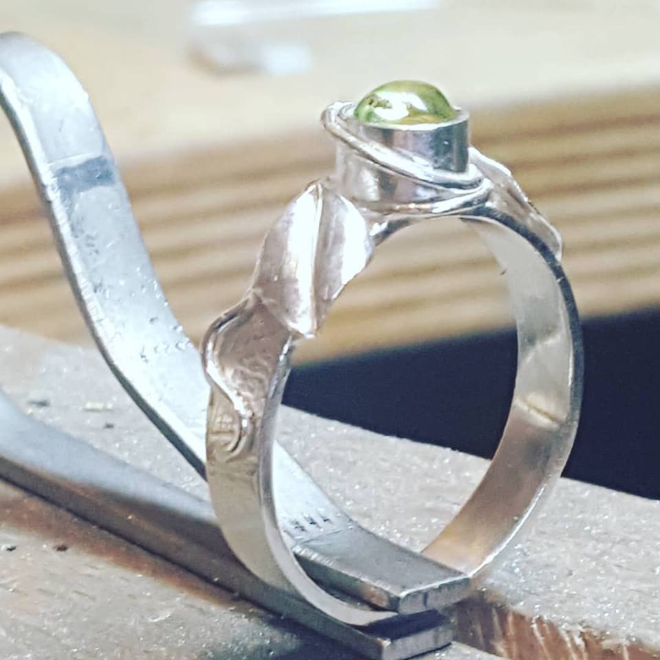 MorningsideMM's tweet photo. We just love the detail &amp; colour of this new spring design piece by the brilliant Barbara Shearer Jewellery https://t.co/CfY8xd5KdS