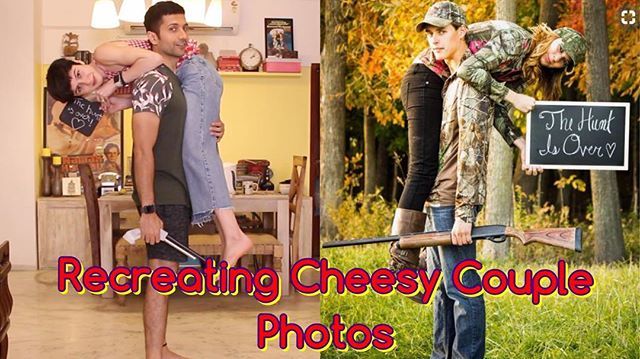 vaibhavtalwar's tweet photo. This week on @couplingalong , there is some #VTSSRandomness!! Watch us Recreate Cheesy Couple Photos in this video. Watch it now!!! Link in bio. #coupling #cheggitout #letusdothis https://t.co/KsFfc3kjUD https://t.co/ffFtxvMJpR