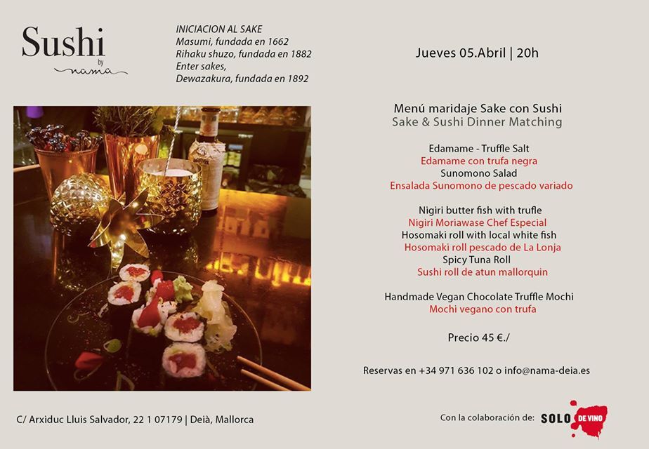 LuxTasteMaker's tweet photo. These are the Menu details of the Sake &amp; Sushi Matching Dinner on Thursday at Nama Bar. I hope to be joining the next one, as I love a cold glass of sake! 
#tastemakerholiday https://t.co/453I8uXF18