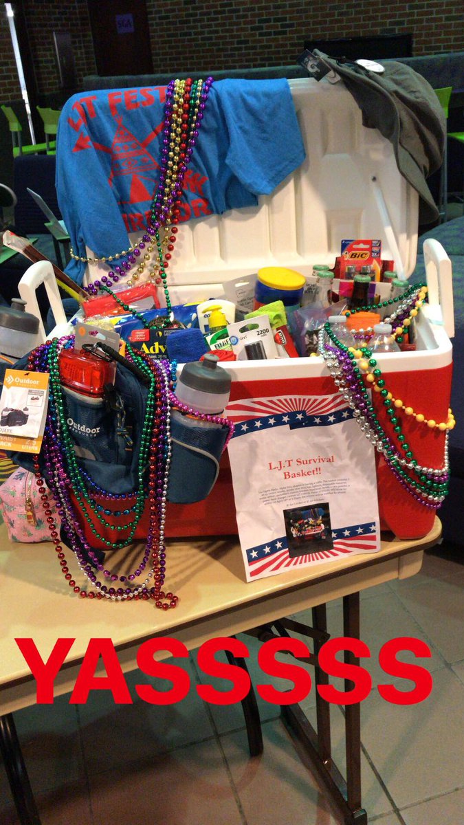 🚨LJT FANS! 🚨 Come see us in the student center for chances to win some LJT goodies!! $1 for 1 ticket and $5 for 6 tickets!!